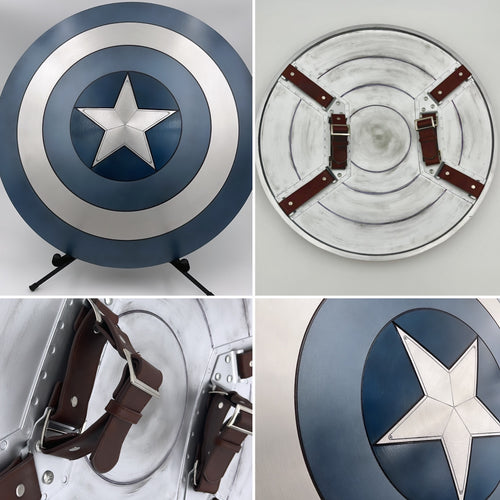 25” Stealth Captain America Shield Version 5.0 Aluminum Cast replica prop