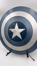 Load image into Gallery viewer, 25” Stealth Captain America Shield Version 5.0 Aluminum Cast replica prop