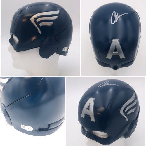 Chris Evans signed Helmet